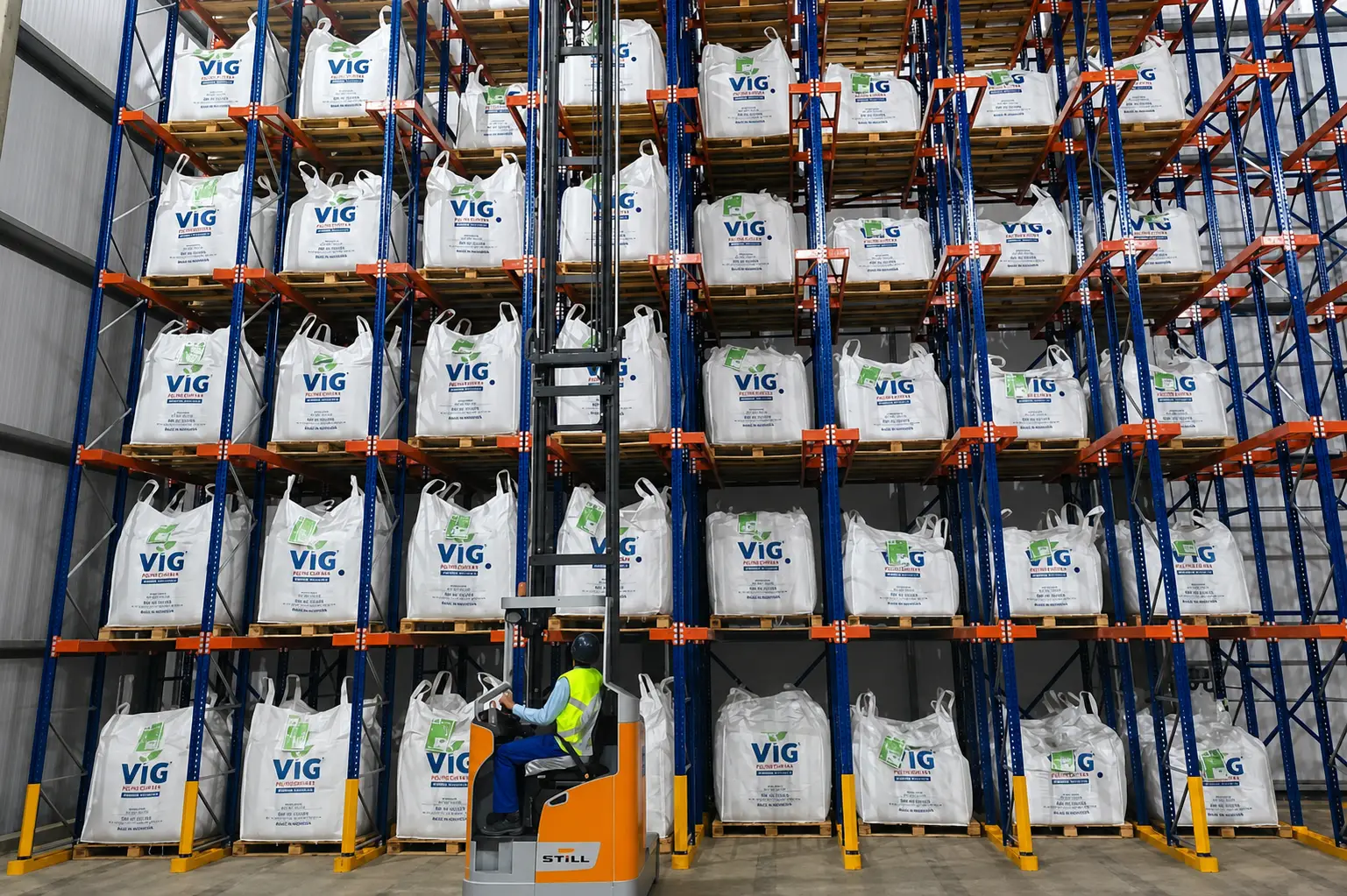 Sistema de armazenagem para sementes da VIG Sementes
