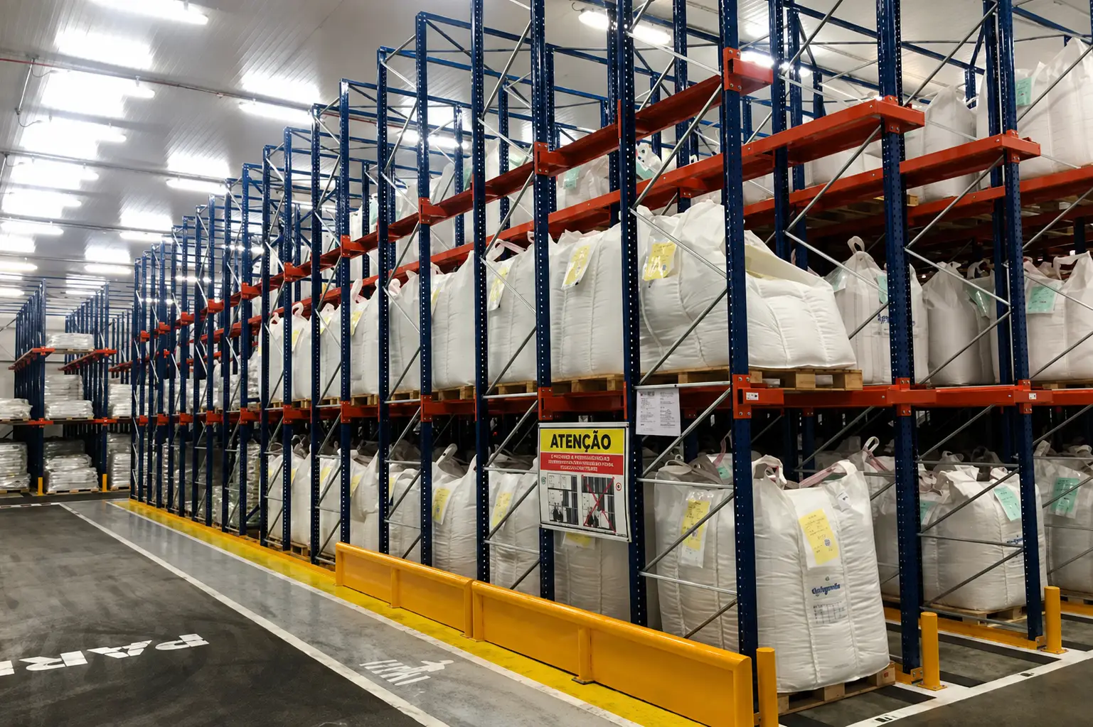 Estrutura de beneficiamento de sementes da Syngenta